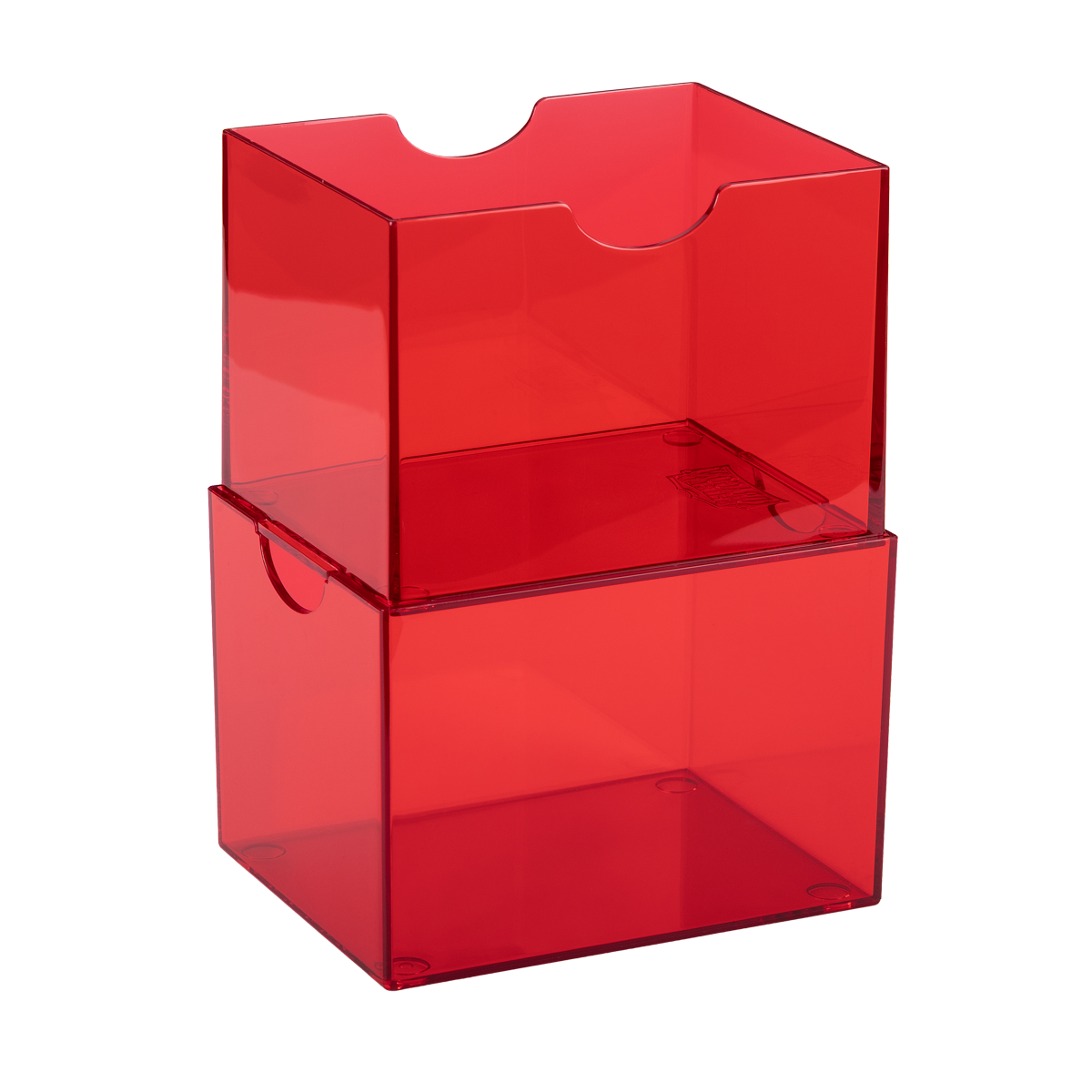 Dragon Shield: Strongbox - Clear Red | Gamers Paradise