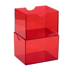 Dragon Shield: Strongbox - Clear Red | Gamers Paradise