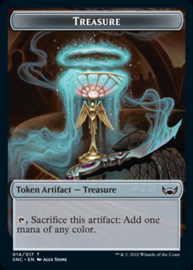 Treasure Token (014) [Streets of New Capenna Tokens] | Gamers Paradise