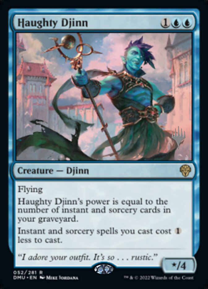 Haughty Djinn (Promo Pack) [Dominaria United Promos] | Gamers Paradise