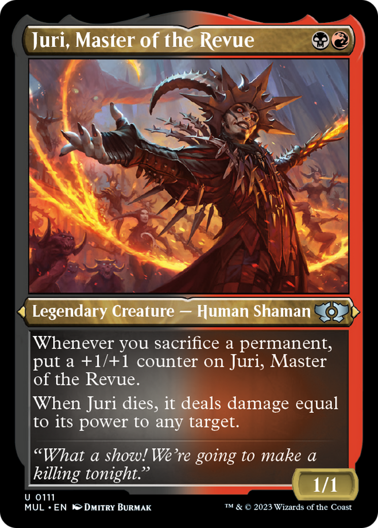 Juri, Master of the Revue (Foil Etched) [Multiverse Legends] | Gamers Paradise