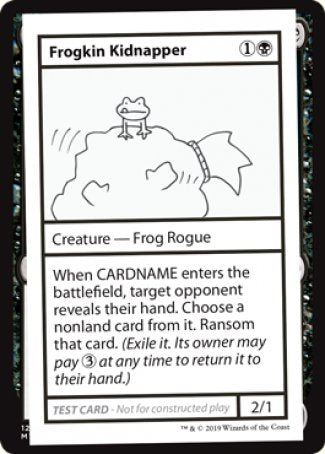 Frogkin Kidnapper (2021 Edition) [Mystery Booster Playtest Cards] | Gamers Paradise