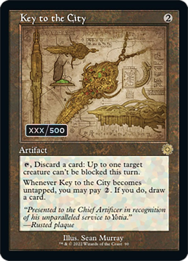 Key to the City (Retro Schematic) (Serialized) [The Brothers' War Retro Artifacts] | Gamers Paradise