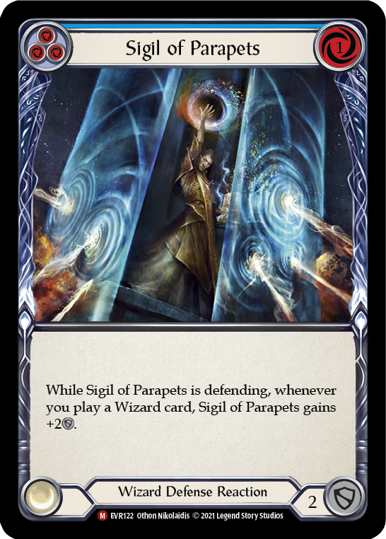 Sigil of Parapets [EVR122] (Everfest)  1st Edition Rainbow Foil | Gamers Paradise