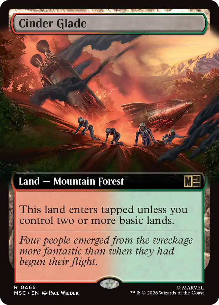 Cinder Glade (Extended Art) [Marvel Super Heroes Commander] | Gamers Paradise