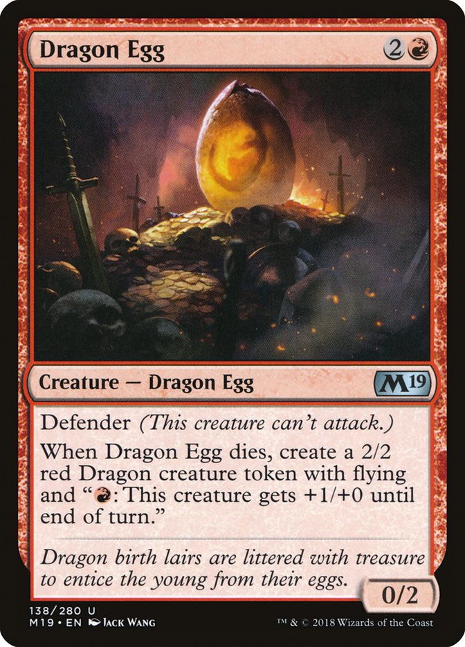Dragon Egg [Core Set 2019] | Gamers Paradise