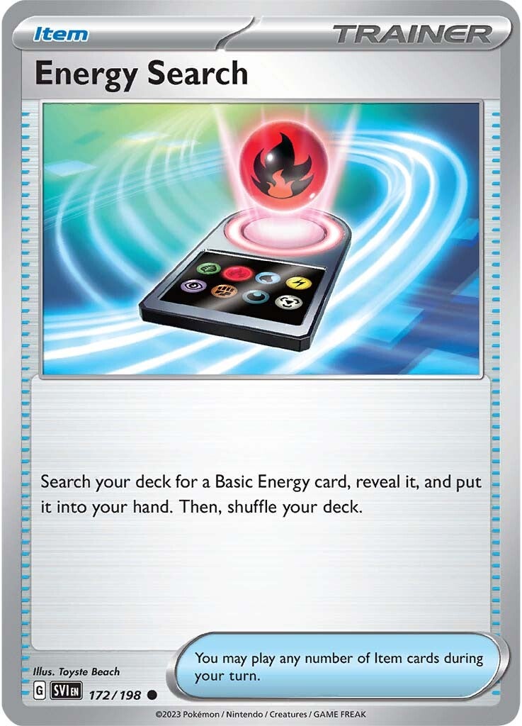 Energy Search (172/198) [Scarlet & Violet: Base Set] | Gamers Paradise