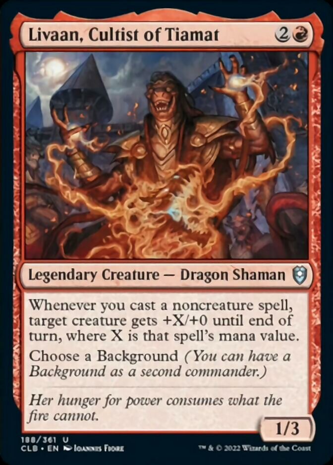 Livaan, Cultist of Tiamat [Commander Legends: Battle for Baldur's Gate] | Gamers Paradise