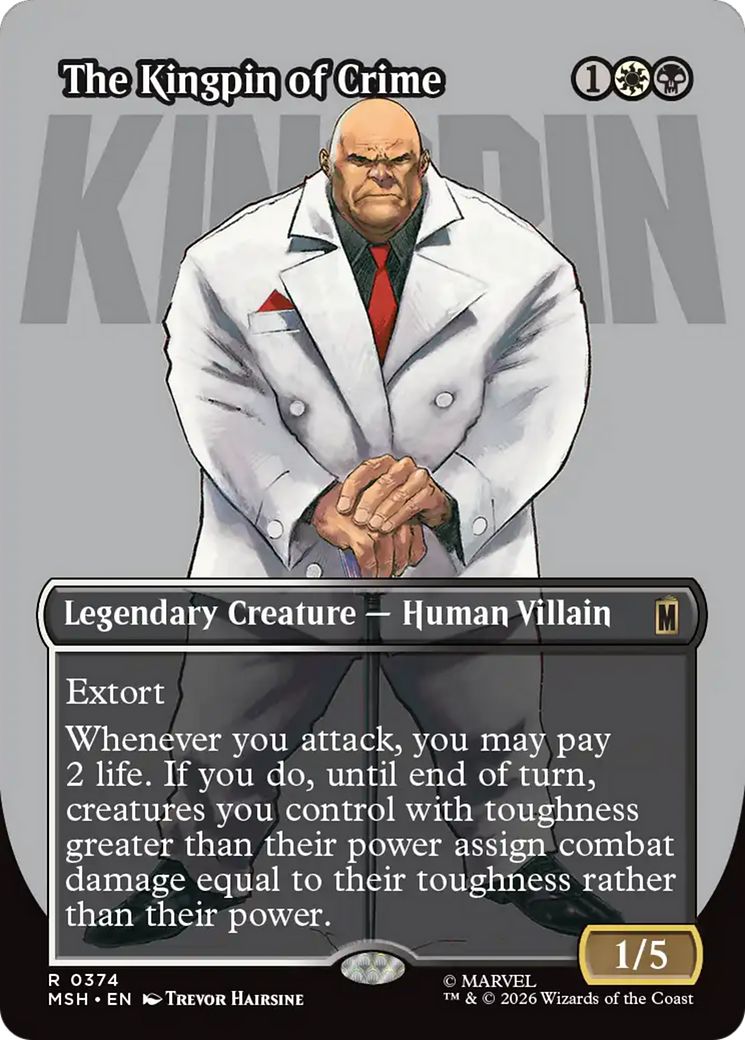 The Kingpin of Crime (Borderless) (0374) [Marvel Super Heroes] | Gamers Paradise