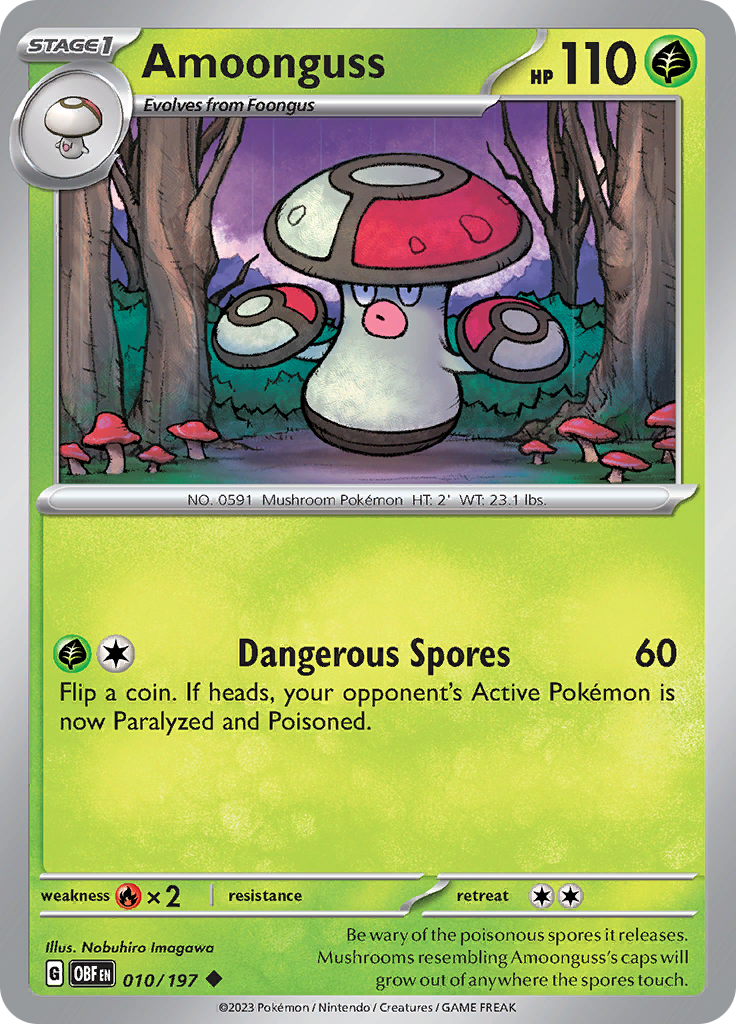 Amoonguss (010/197) [Scarlet & Violet: Obsidian Flames] | Gamers Paradise