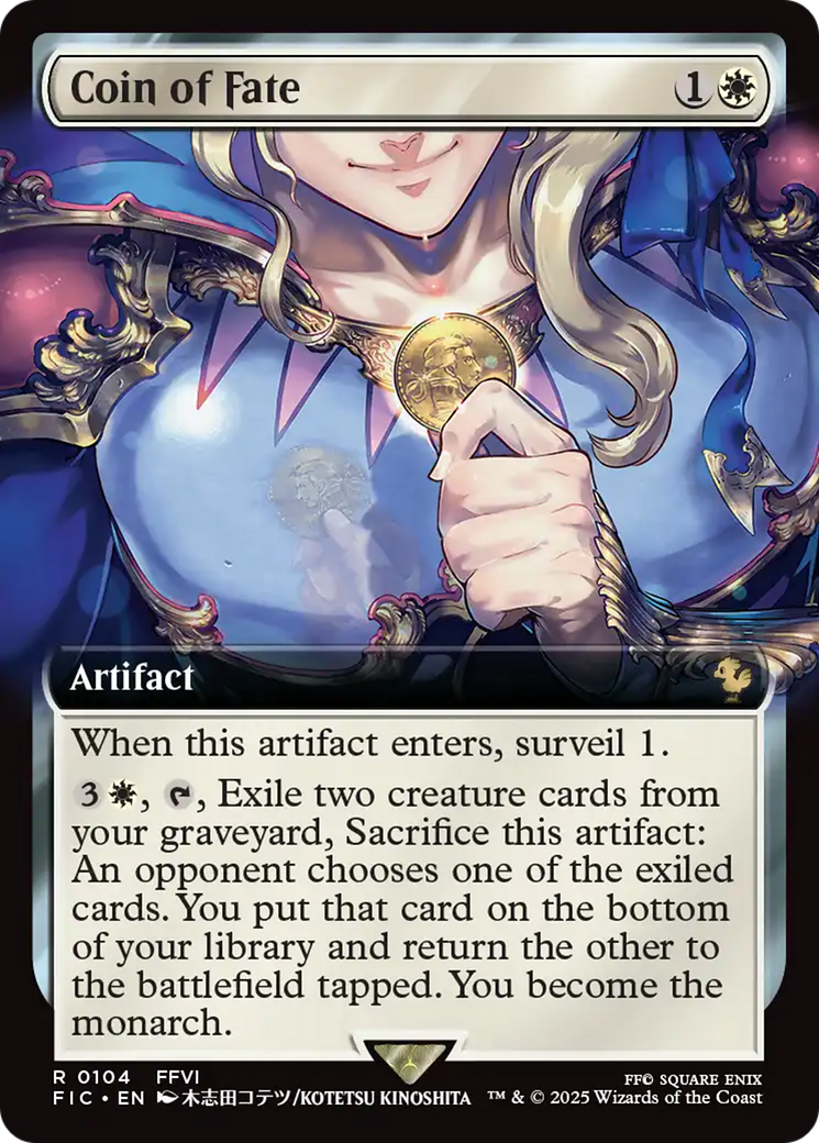 Coin of Fate (Extended Art) [FINAL FANTASY Commander] | Gamers Paradise