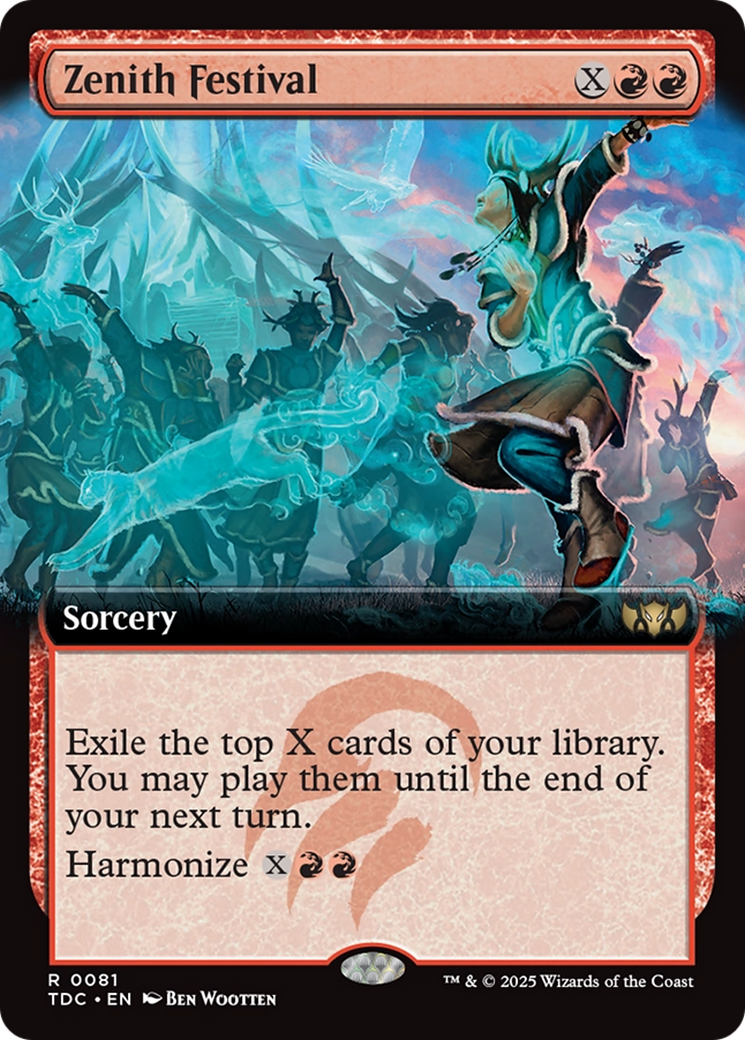 Zenith Festival (Extended Art) [Tarkir: Dragonstorm Commander] | Gamers Paradise