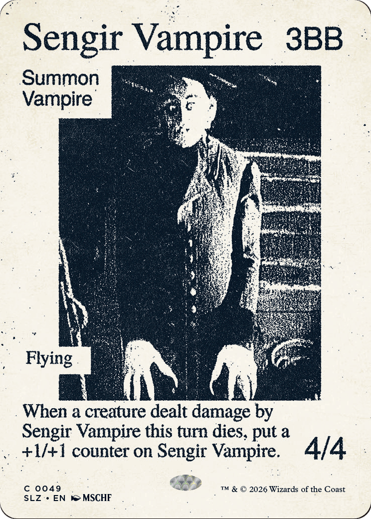 Sengir Vampire (0049) [Secret Lair x MSCHF: The Zeta Set] | Gamers Paradise