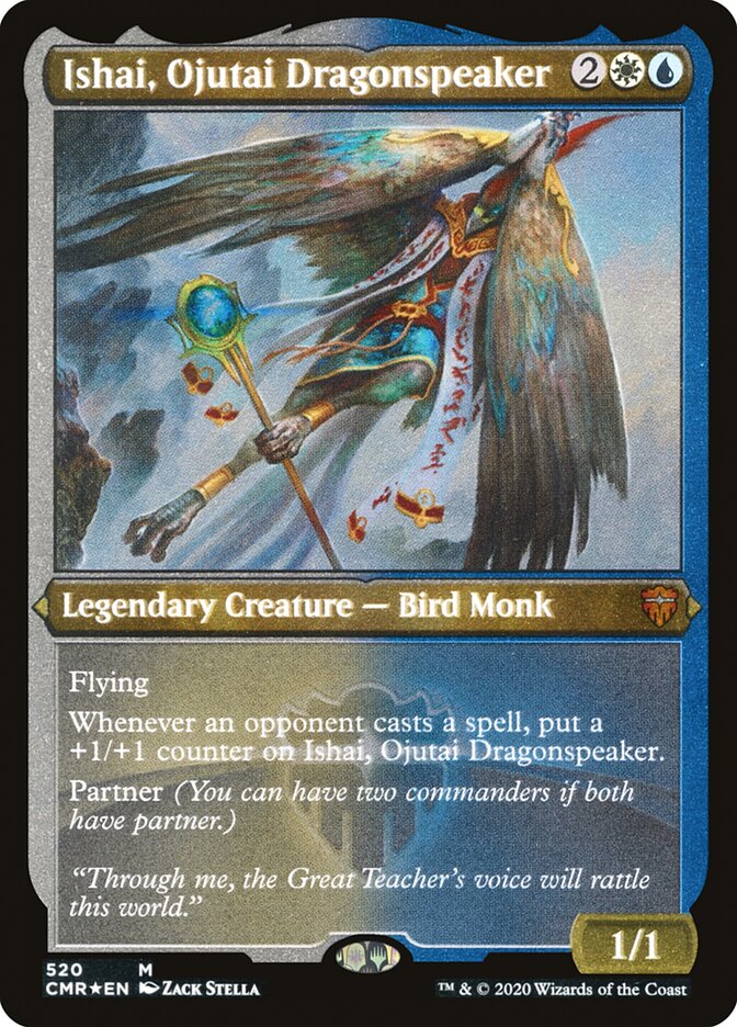 Ishai, Ojutai Dragonspeaker (Etched) [Commander Legends] | Gamers Paradise