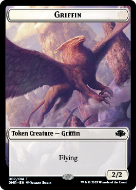 Griffin Token [Dominaria Remastered Tokens] | Gamers Paradise