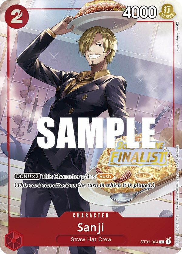 Sanji (Offline Regional 2023) [Finalist] [One Piece Promotion Cards] | Gamers Paradise