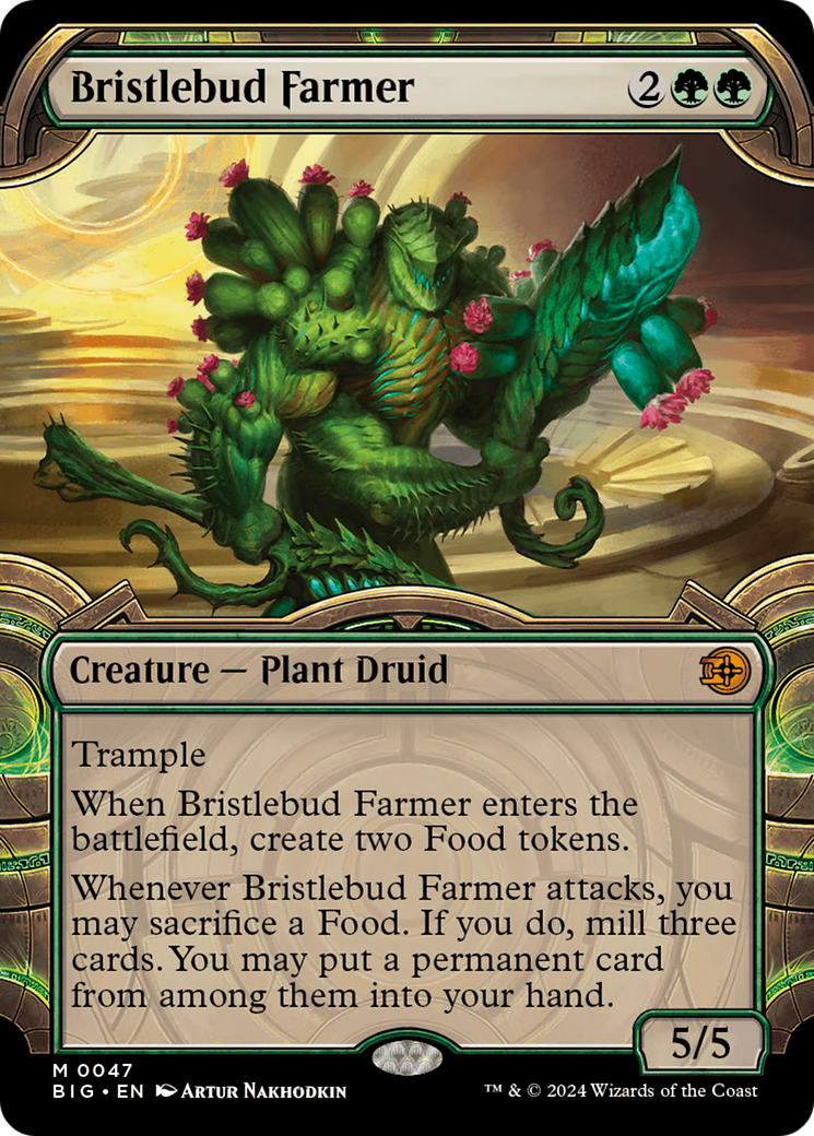 Bristlebud Farmer (Showcase) [Outlaws of Thunder Junction: The Big Score] | Gamers Paradise