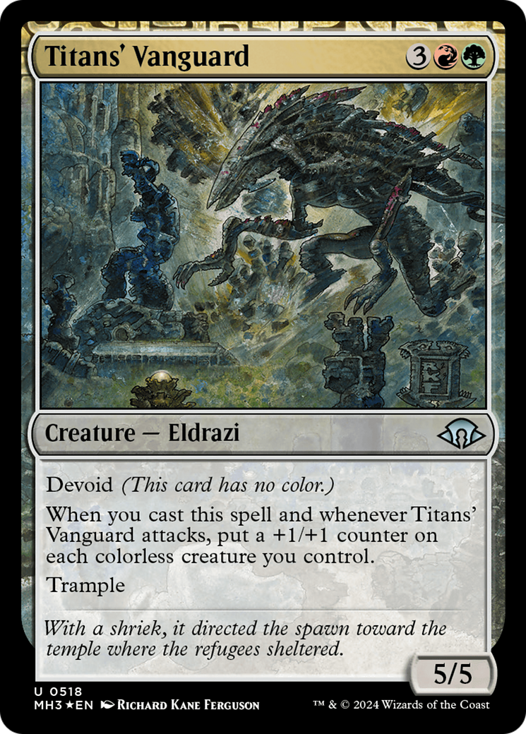 Titans' Vanguard (Ripple Foil) [Modern Horizons 3] | Gamers Paradise