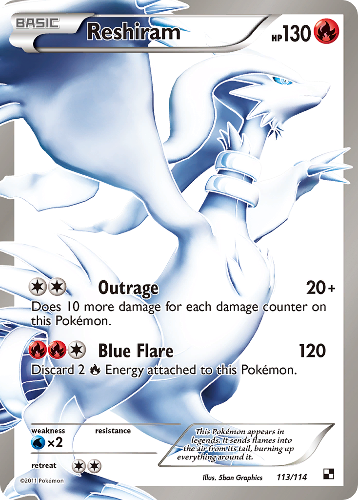 Reshiram (113/114) [Black & White: Base Set] | Gamers Paradise