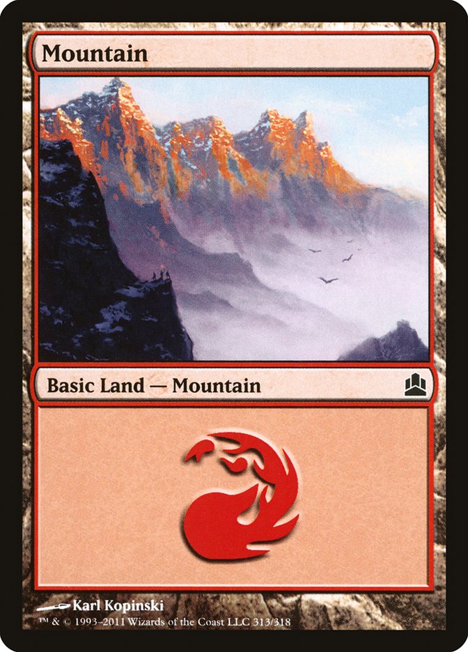 Mountain (313) [Commander 2011] | Gamers Paradise