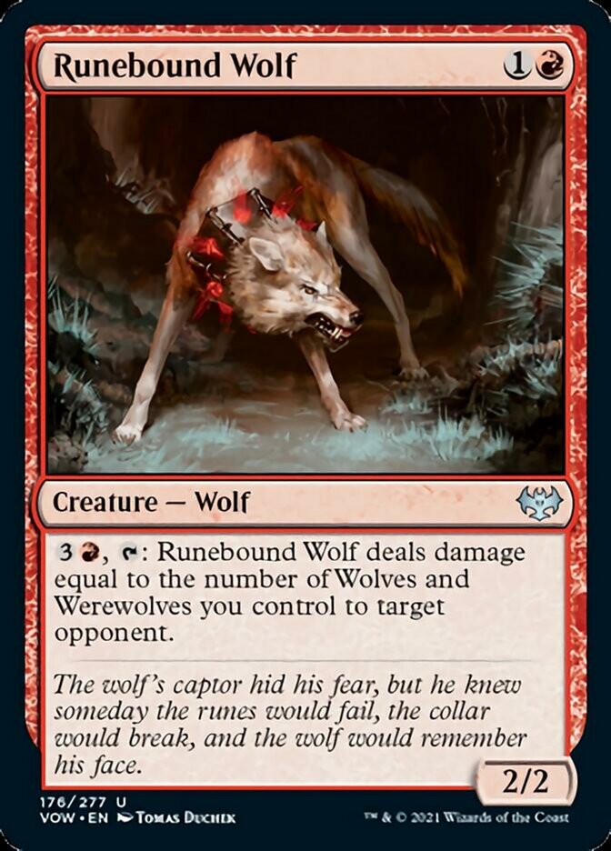 Runebound Wolf [Innistrad: Crimson Vow] | Gamers Paradise