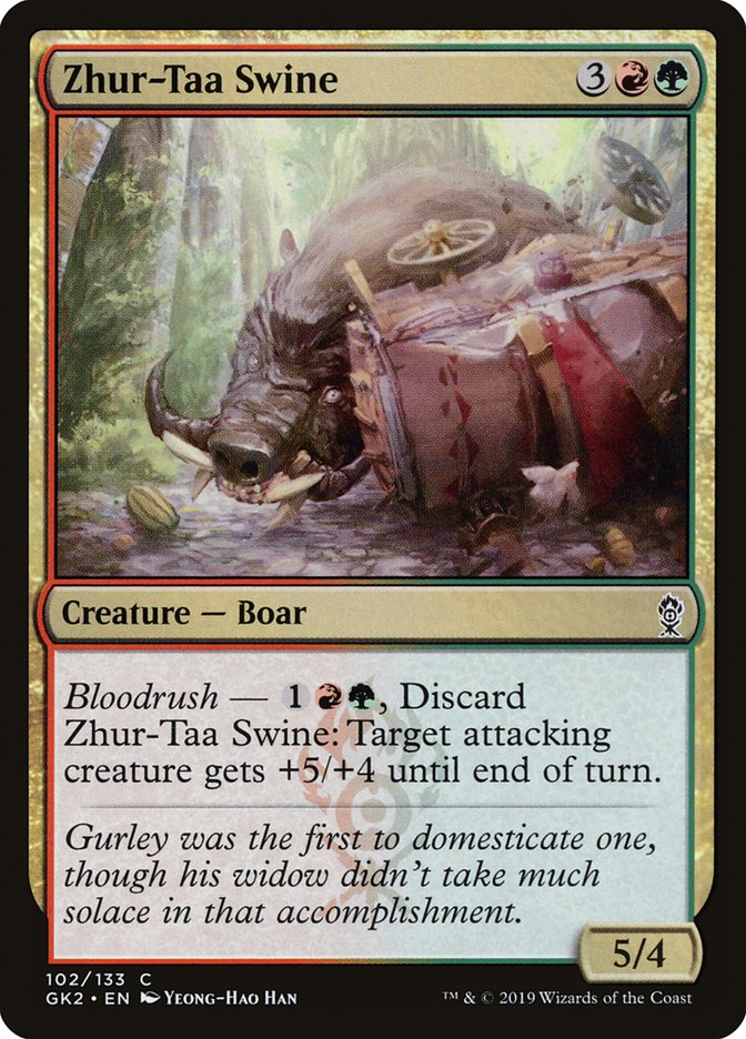 Zhur-Taa Swine [Ravnica Allegiance Guild Kit] | Gamers Paradise