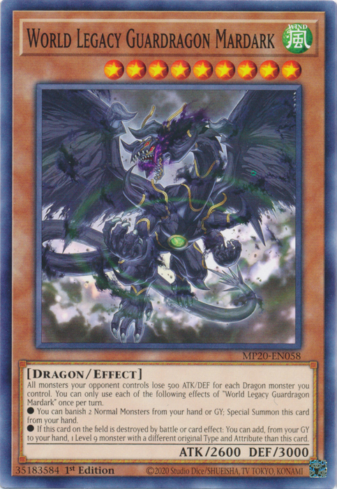 World Legacy Guardragon Mardark [MP20-EN058] Common | Gamers Paradise