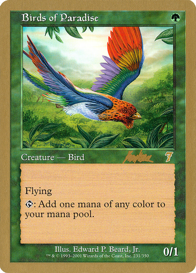 Birds of Paradise (Brian Kibler) [World Championship Decks 2002] | Gamers Paradise
