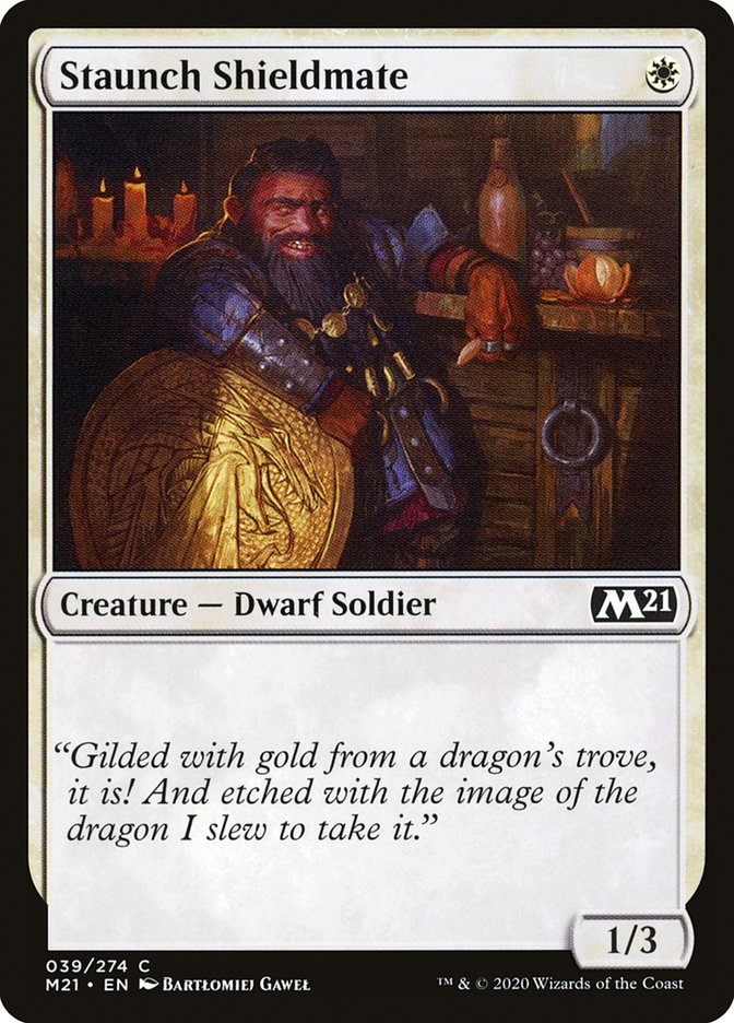 Staunch Shieldmate [Core Set 2021] | Gamers Paradise