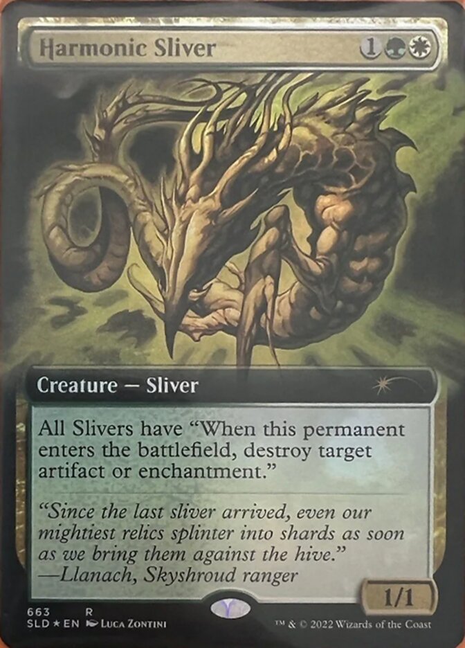 Harmonic Sliver (Extended Art) [Secret Lair Drop Promos] | Gamers Paradise