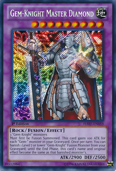 Gem-Knight Master Diamond [HA07-EN059] Secret Rare | Gamers Paradise