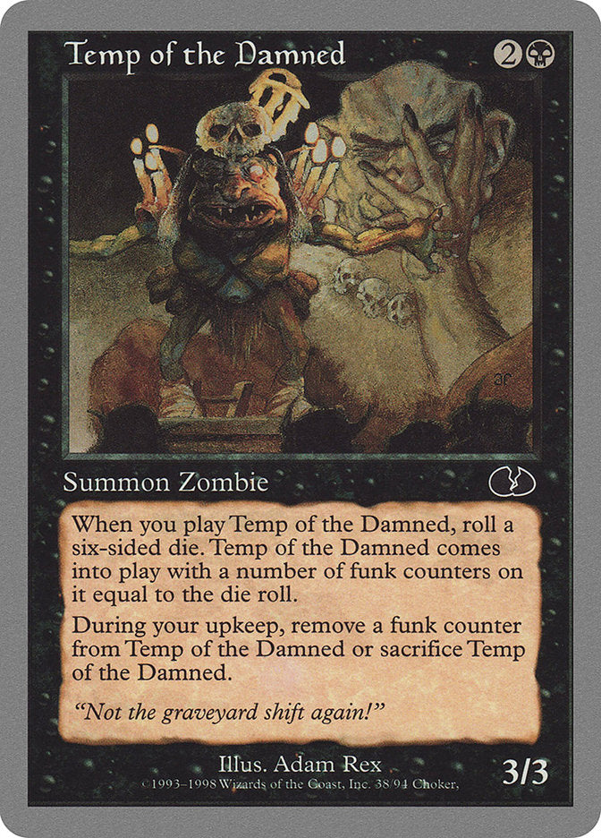 Temp of the Damned [Unglued] | Gamers Paradise