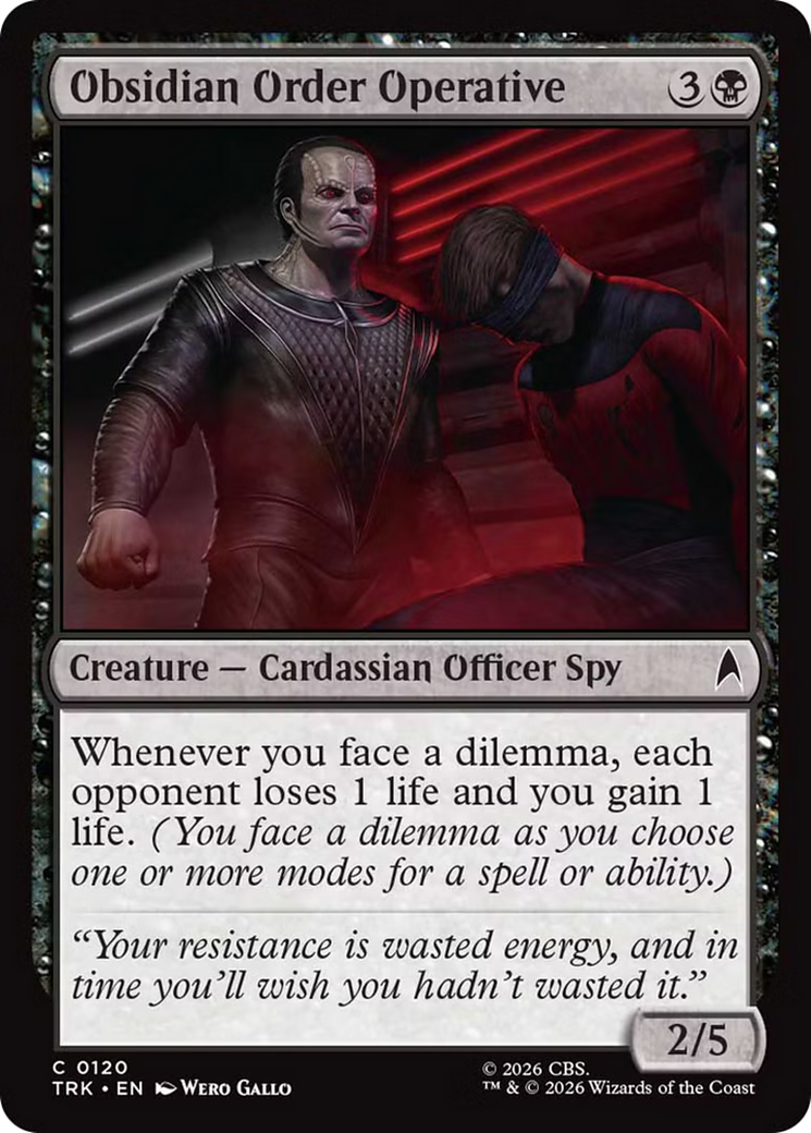 Obsidian Order Operative [Star Trek] | Gamers Paradise