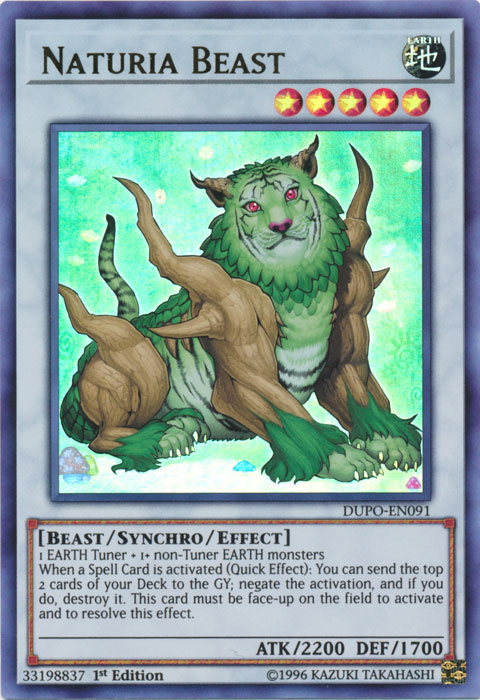 Naturia Beast [DUPO-EN091] Ultra Rare | Gamers Paradise