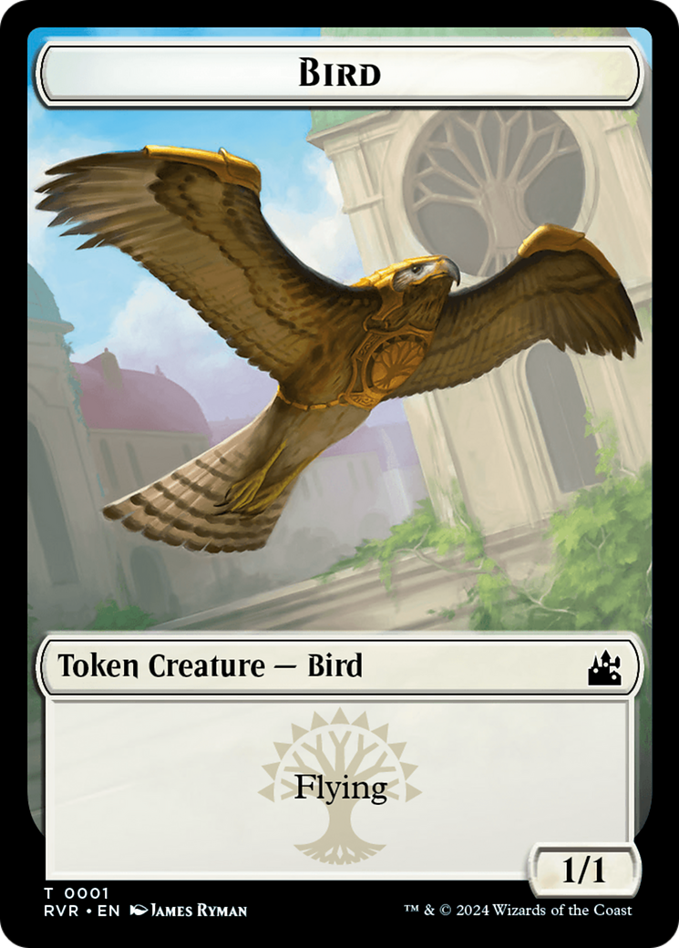 Bird // Dragon Double-Sided Token [Ravnica Remastered Tokens] | Gamers Paradise
