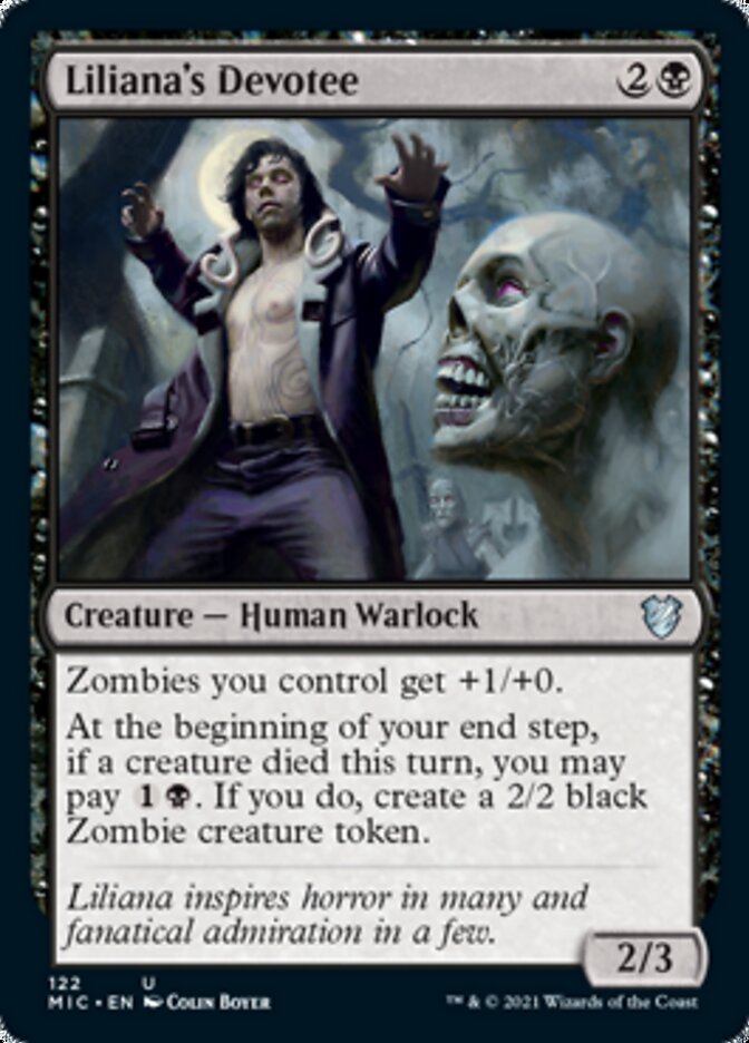Liliana's Devotee [Innistrad: Midnight Hunt Commander] | Gamers Paradise