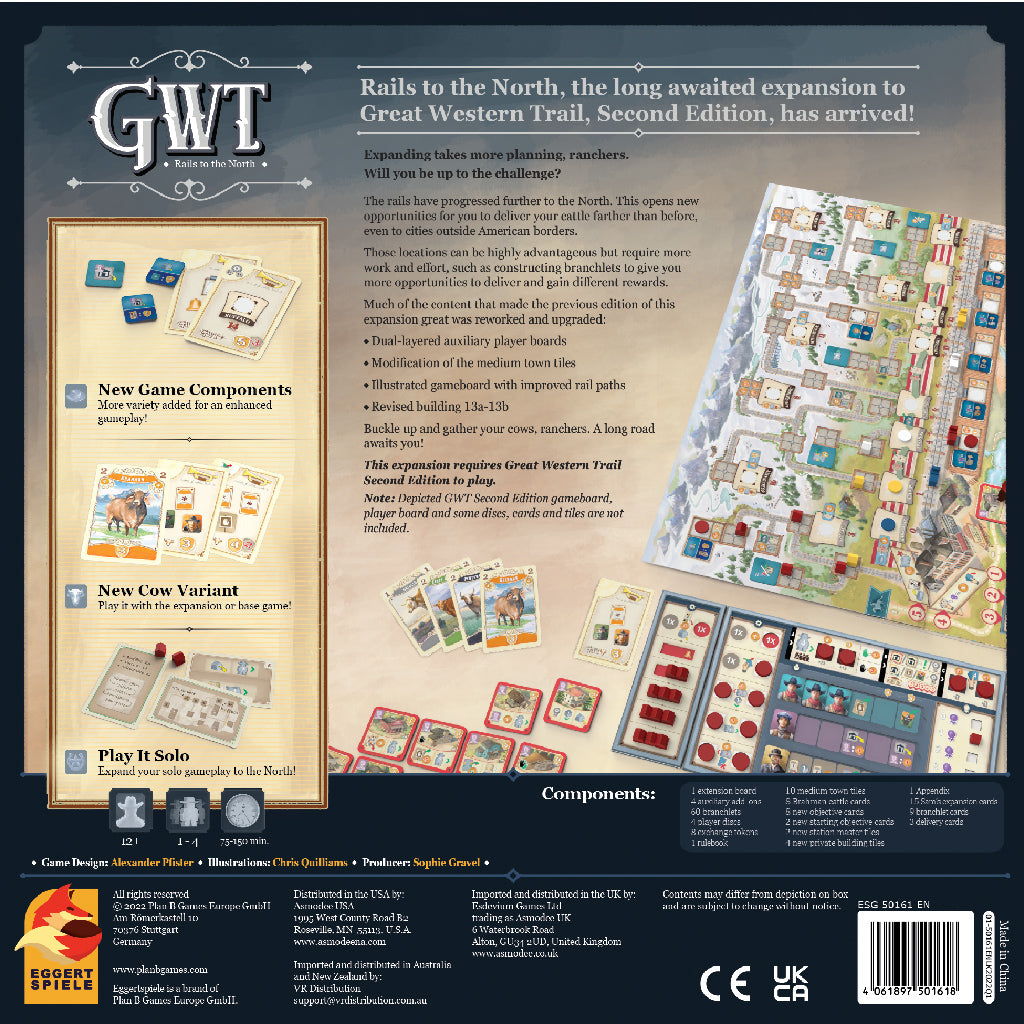 Great Western Trail: Rails to the North | Gamers Paradise