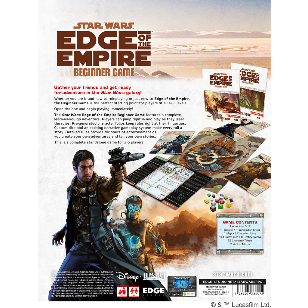 STAR WARS - EDGE OF THE EMPIRE BEGINNER GAME | Gamers Paradise