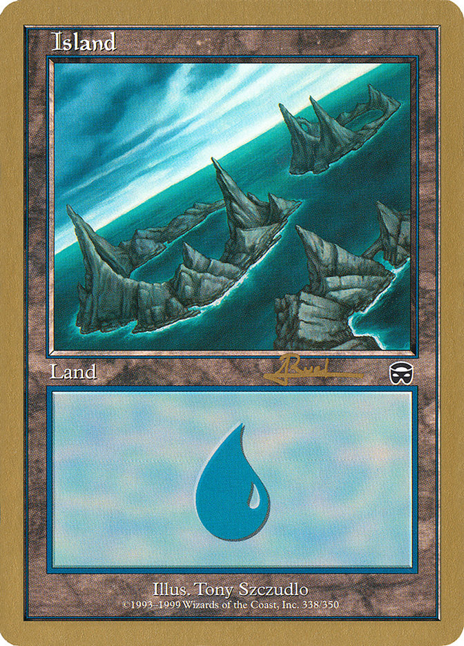 Island (ar338) (Antoine Ruel) [World Championship Decks 2001] | Gamers Paradise