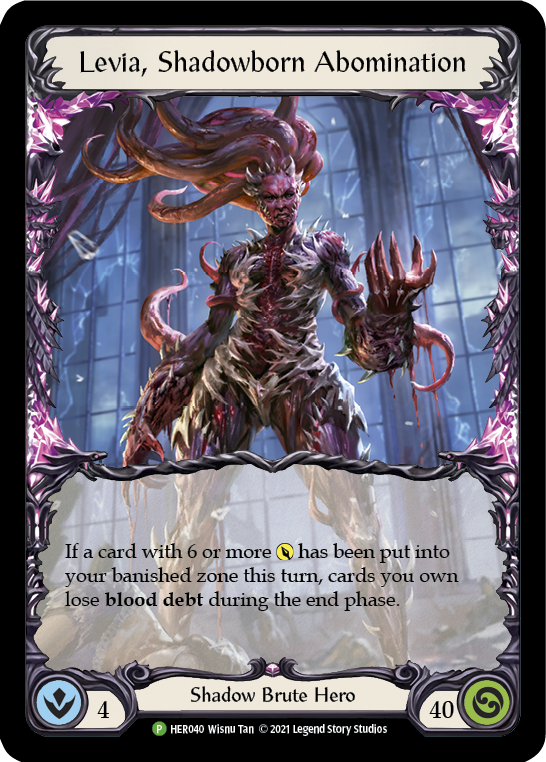 Levia, Shadowborn Abomination [HER040] (Promo)  Rainbow Foil | Gamers Paradise