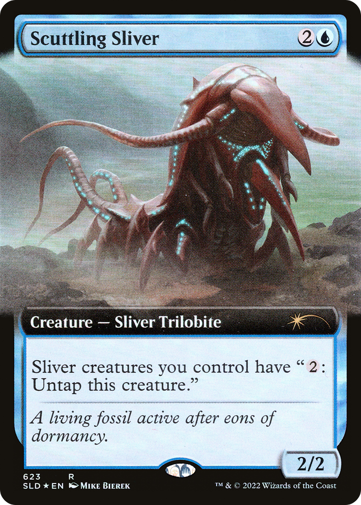 Scuttling Sliver (Extended Art) [Secret Lair Drop Promos] | Gamers Paradise