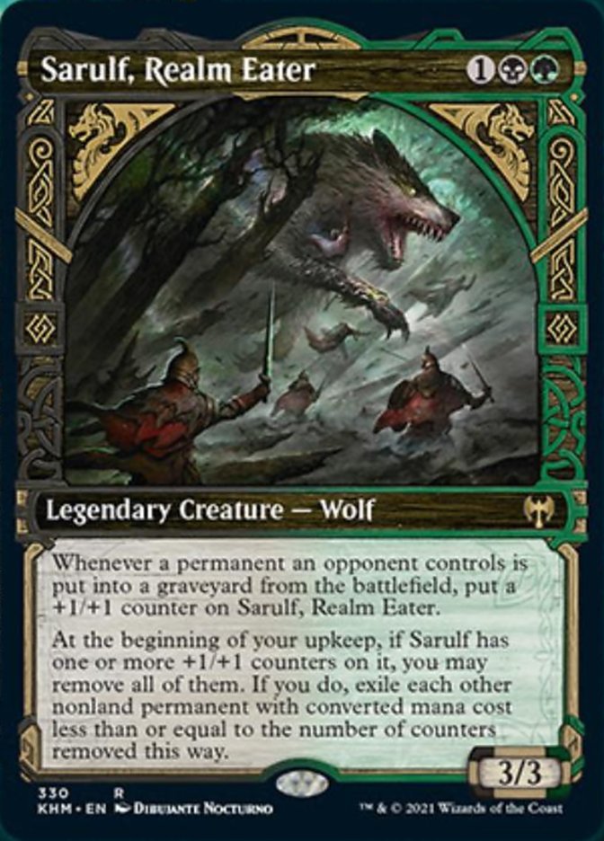 Sarulf, Realm Eater (Showcase) [Kaldheim] | Gamers Paradise
