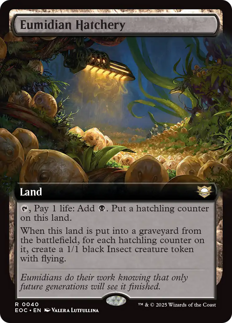 Eumidian Hatchery (Extended Art) [Edge of Eternities Commander] | Gamers Paradise