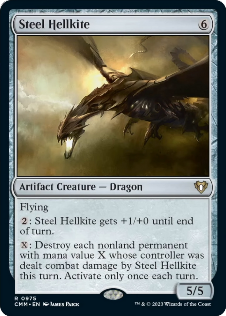 Steel Hellkite [Commander Masters] | Gamers Paradise