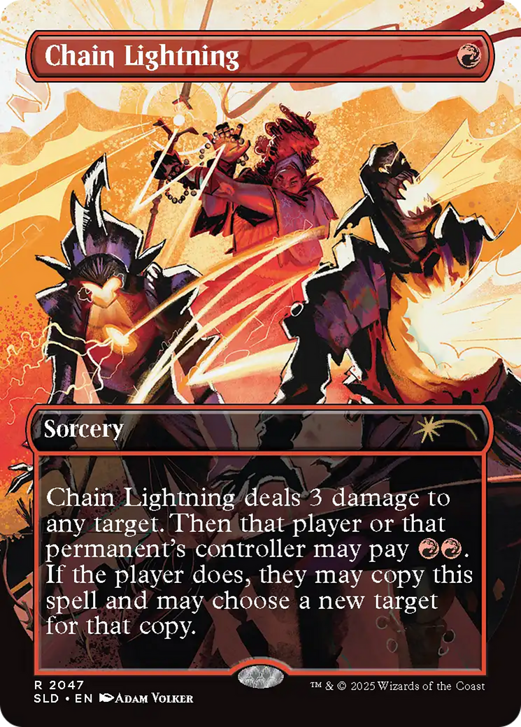 Chain Lightning (2047) (Rainbow Foil) [Secret Lair Drop Series] | Gamers Paradise