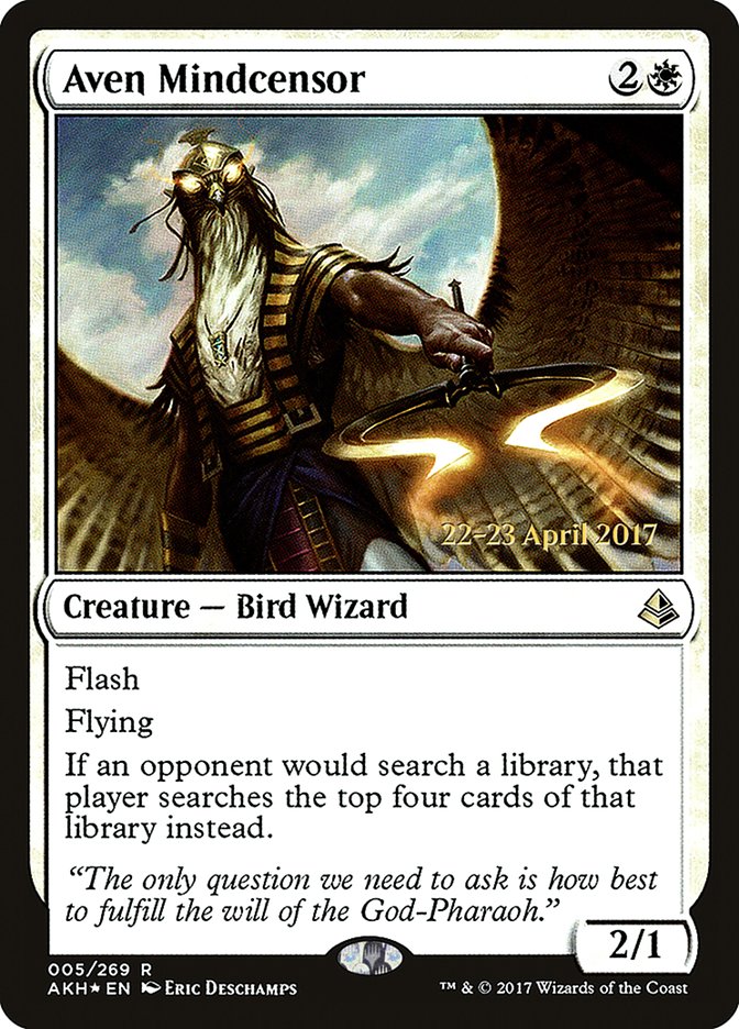 Aven Mindcensor [Amonkhet Prerelease Promos] | Gamers Paradise