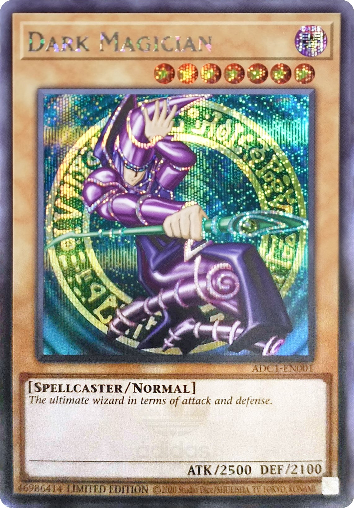 Dark Magician (Adidas Exclusive) [ADC1-EN001] Prismatic Secret Rare | Gamers Paradise