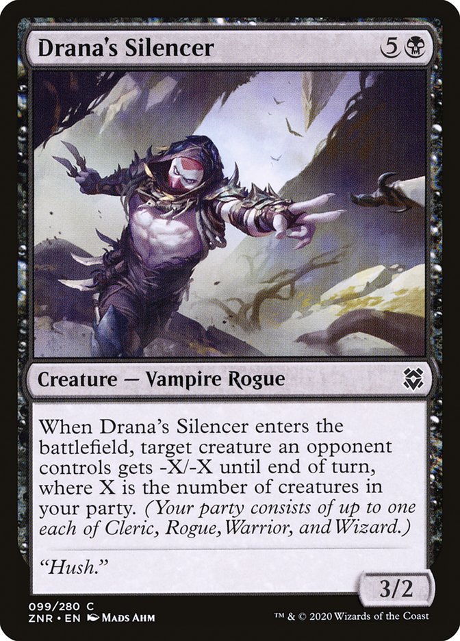 Drana's Silencer [Zendikar Rising] | Gamers Paradise
