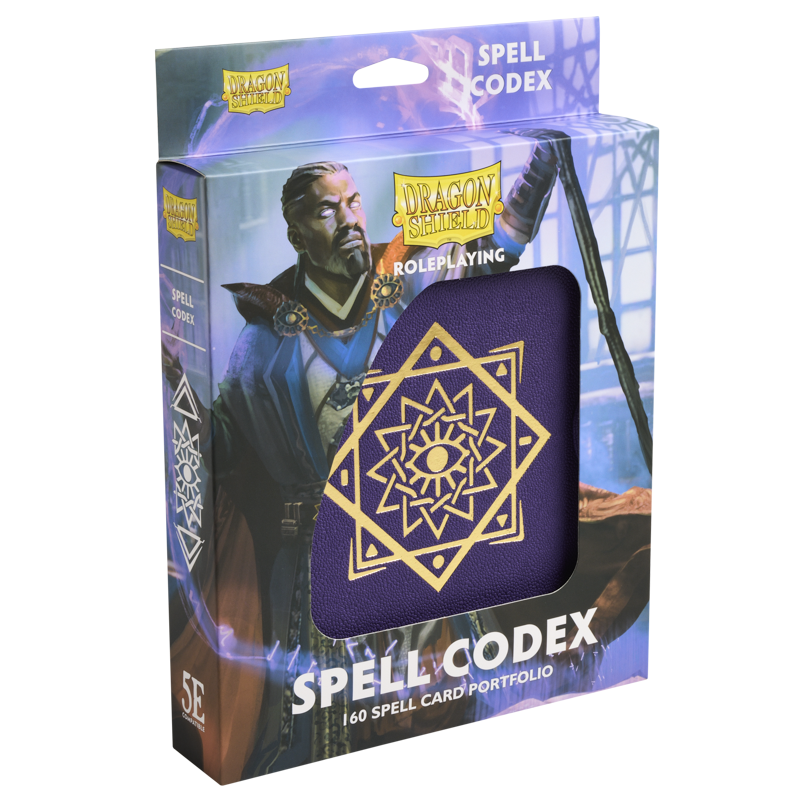 Dragon Shield: Spell Codex - Purple (160 Slots) | Gamers Paradise