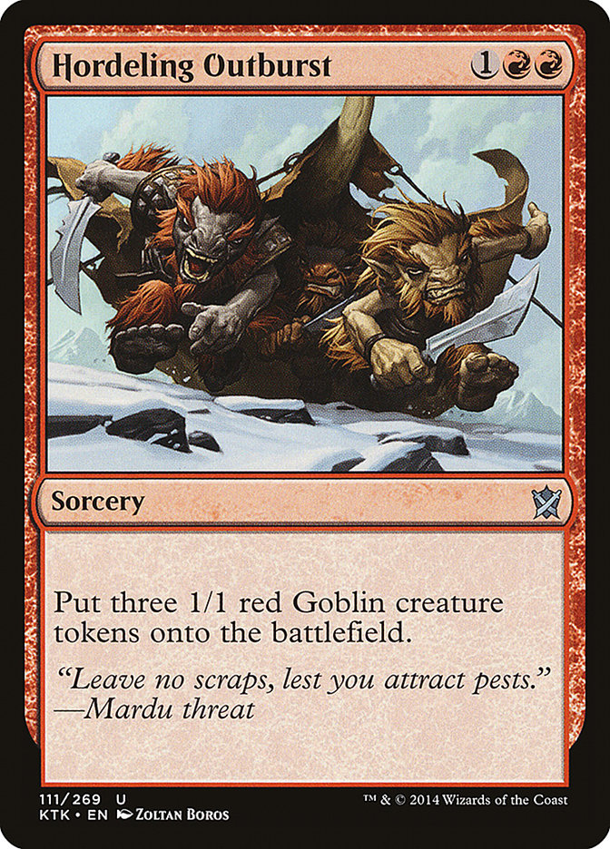 Hordeling Outburst [Khans of Tarkir] | Gamers Paradise